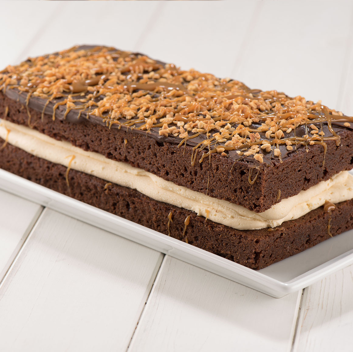 Peanut Brownie Stack Just Desserts