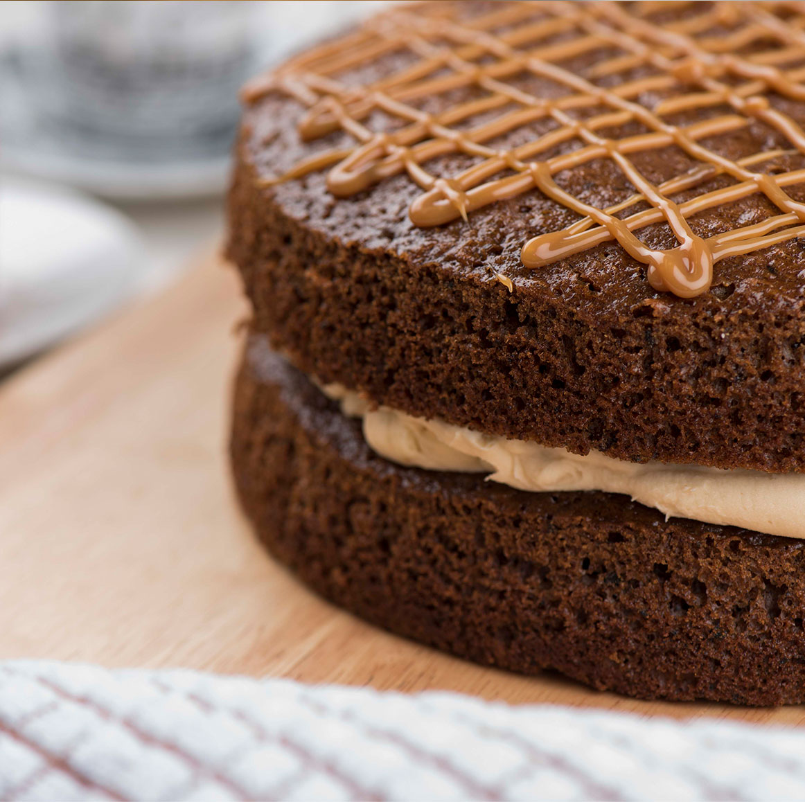 Salted caramel cake just desserts
