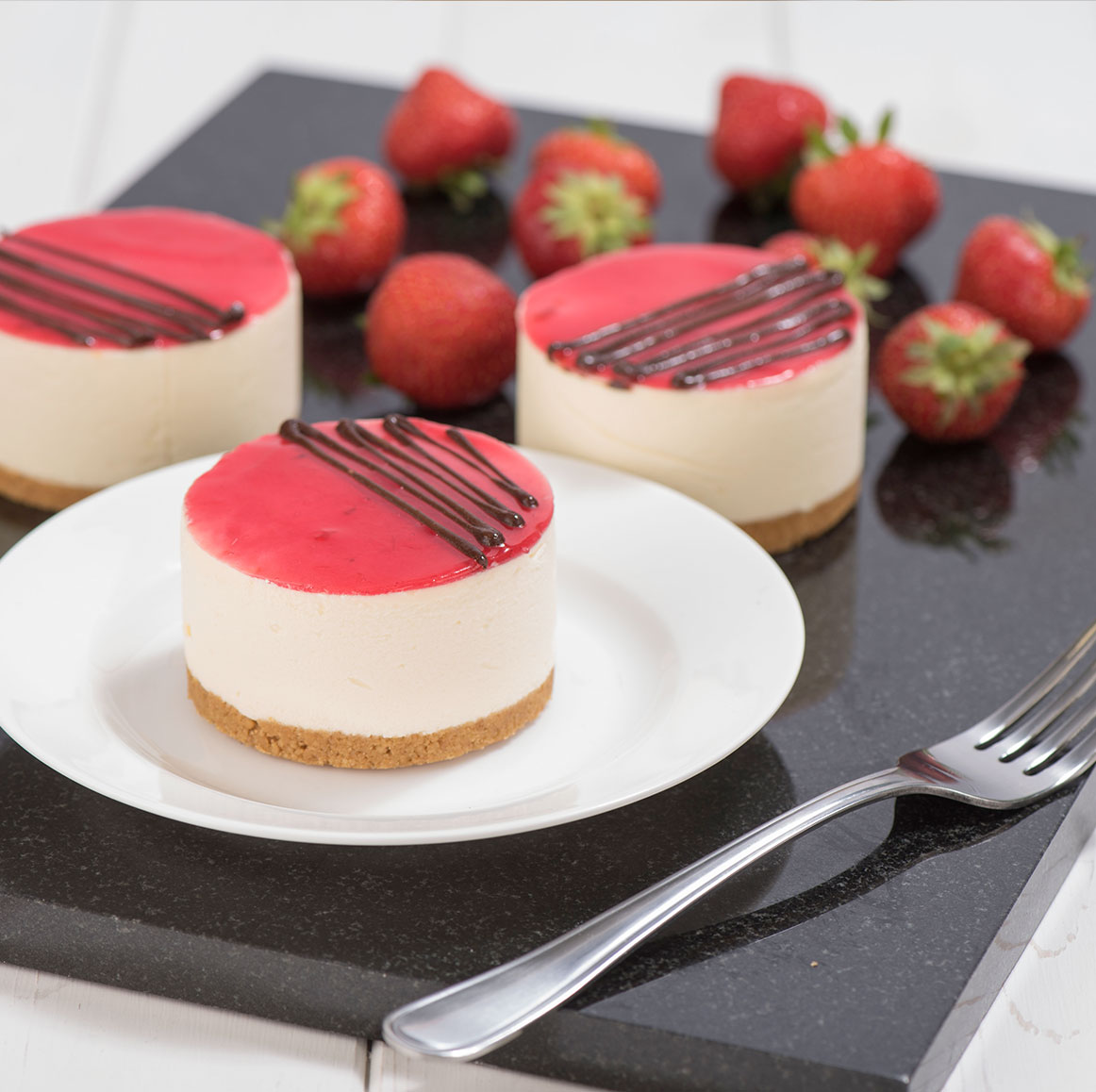 Strawberry Glazed Cheesecake Just Desserts